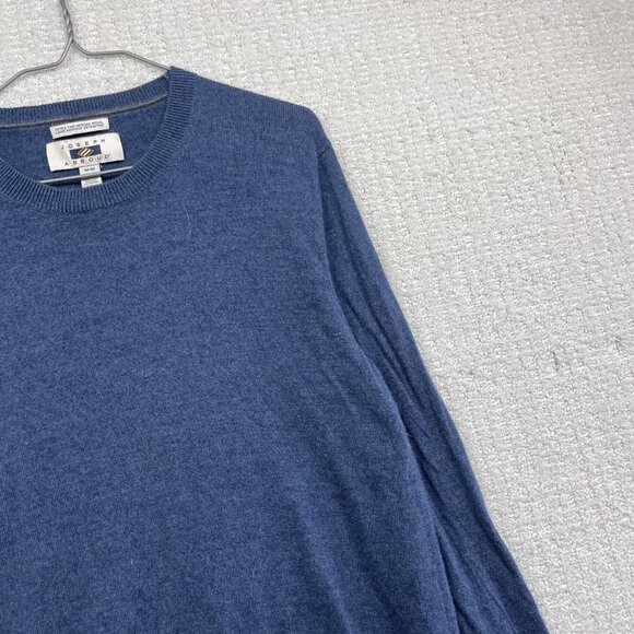 Joseph Abboud Long sleeve Sweater Fine Merino Wool Light Blue Preppy Mens Sz M - Picture 4 of 11